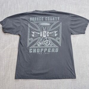 Vintage Orange County Choppers OCC T-Shirt Mens Large Black Graphic Tee ODM